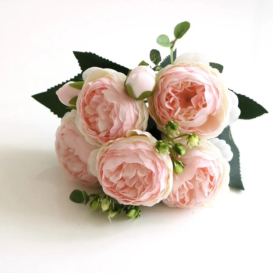 Artificial Peony Rose Bouquet Auraveia