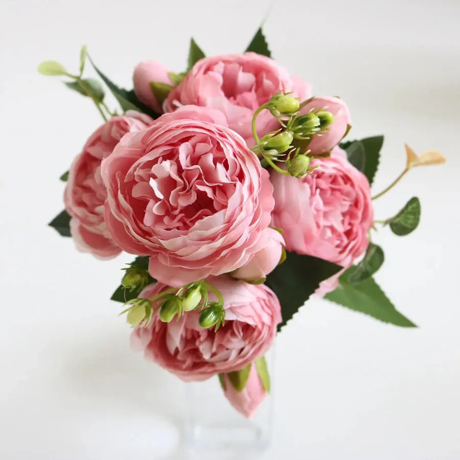 Artificial Peony Rose Bouquet Auraveia