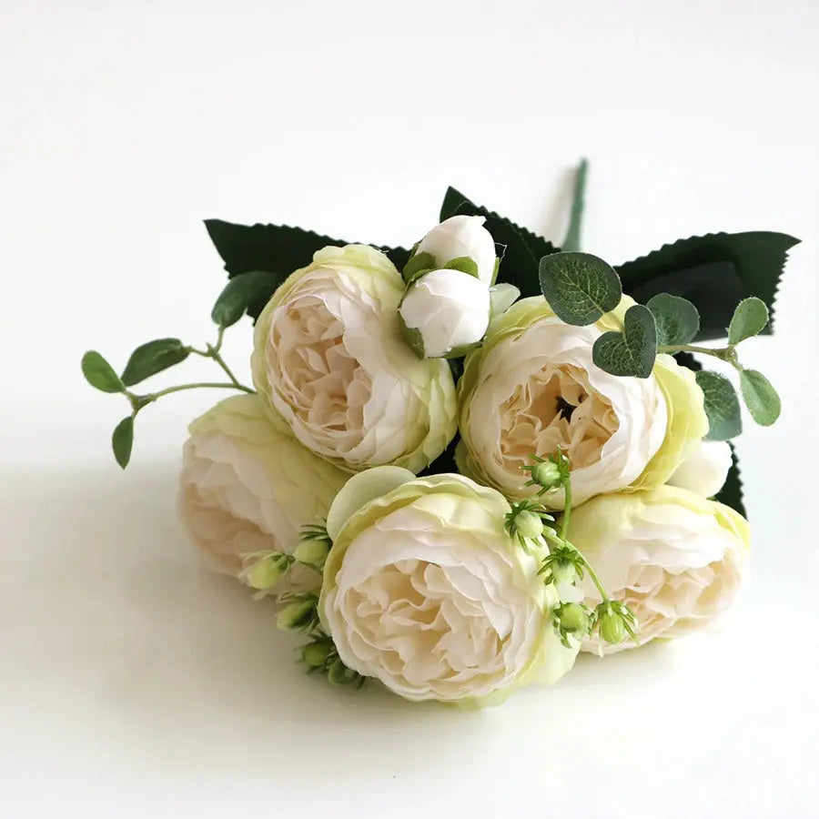 Artificial Peony Rose Bouquet Auraveia