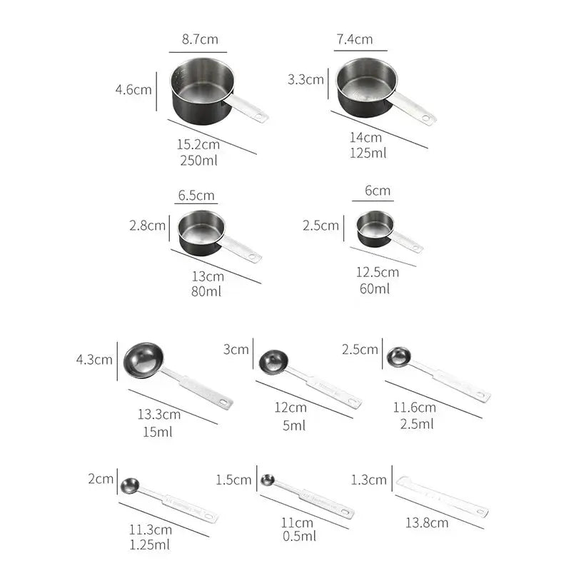 Stainless Steel Measuring Set Auraveia