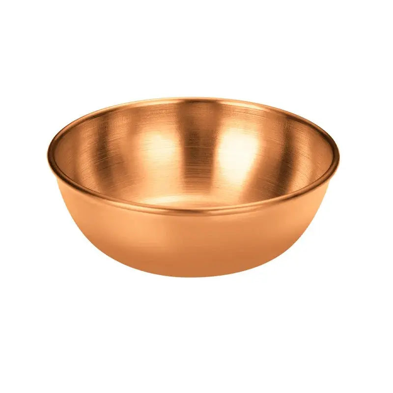 Stainless Steel Sauce Dish Golden Hot Pot Dipping Bowl Seasoning Bowel Vinegar Soy Saucer Container Japanese Kitchen Snack Tray Auraveia