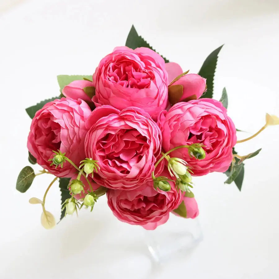 Artificial Peony Rose Bouquet Auraveia