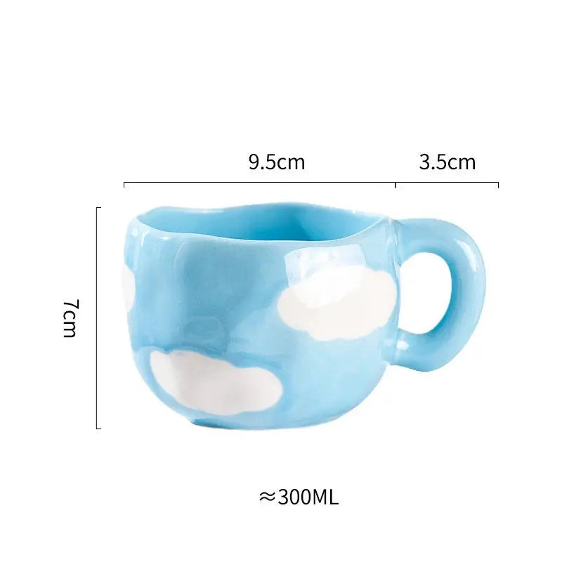 Handmade Irregular Ceramic Mug Auraveia