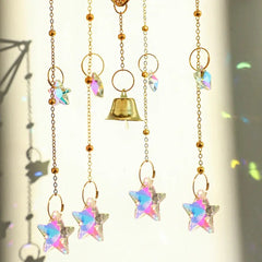 Rainbow Star Moon Wind Chimes Auraveia