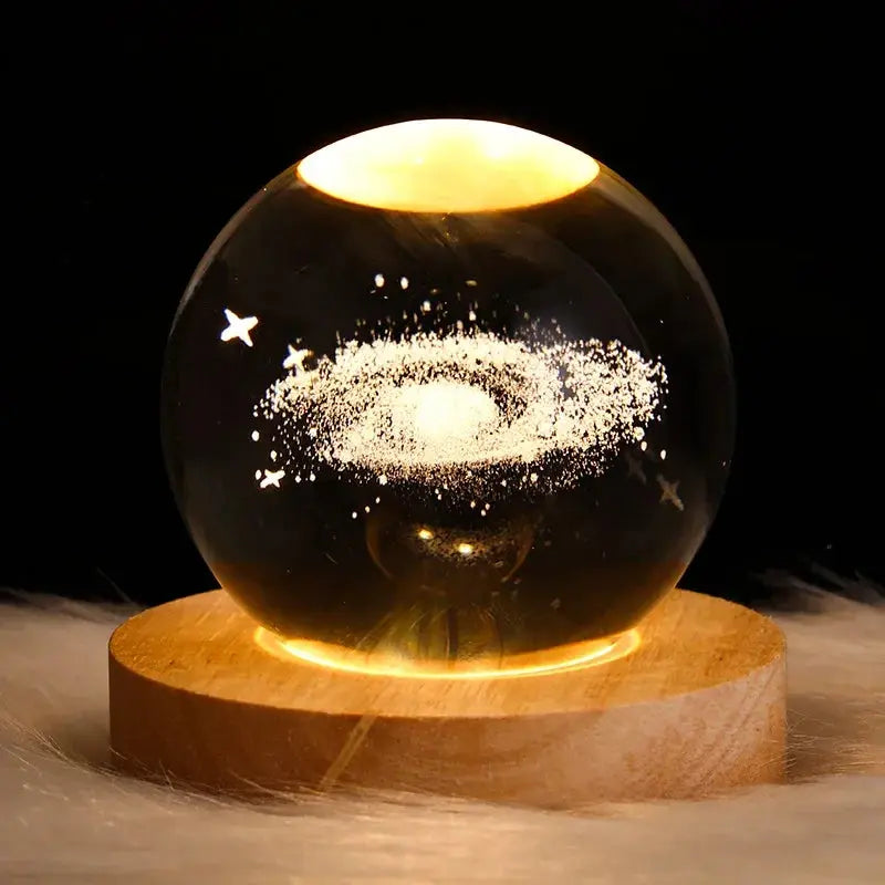 LED Crystal Ball Lamp Auraveia