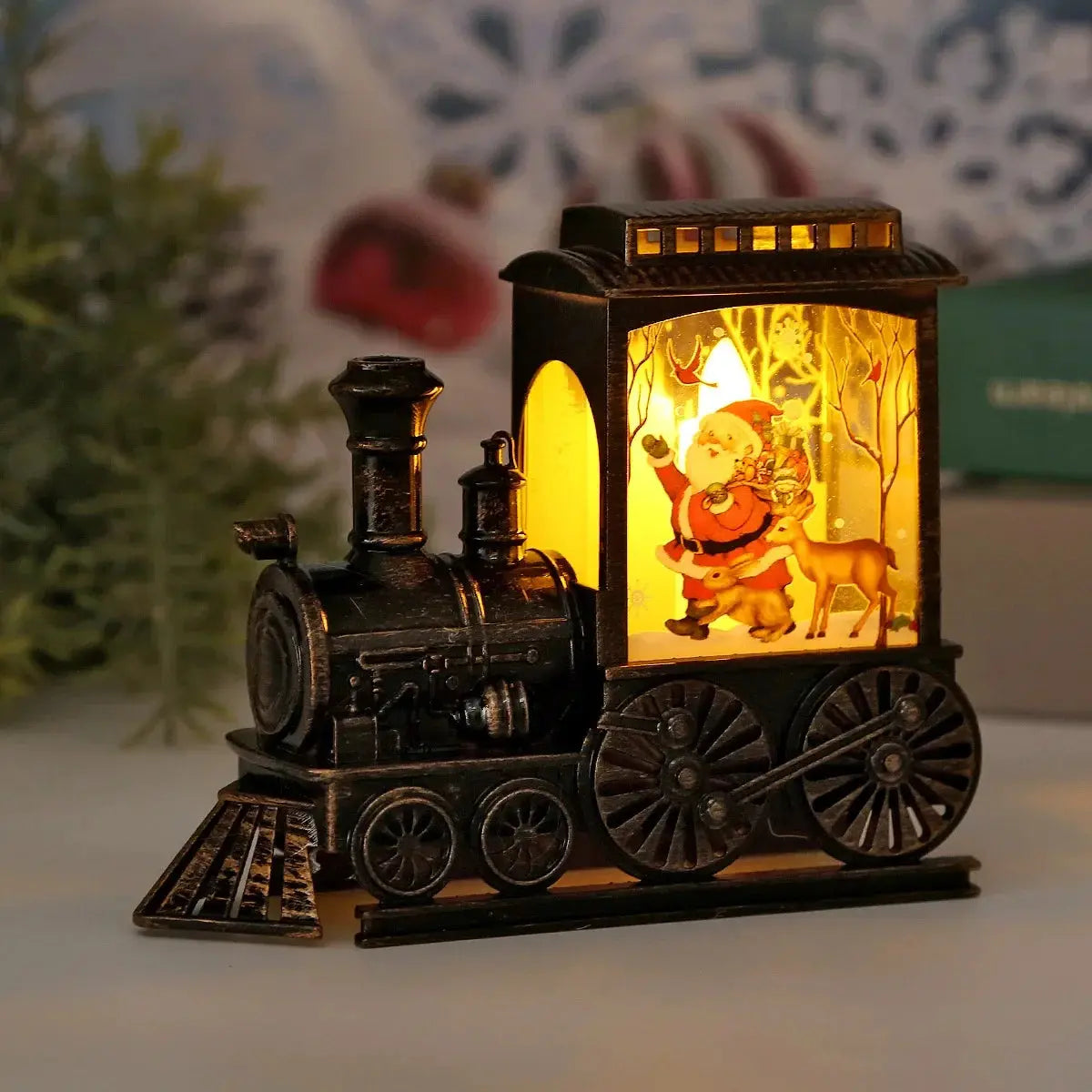 Vintage LED Train Night Lamp Auraveia