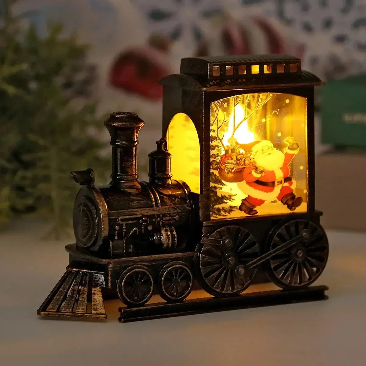 Vintage LED Train Night Lamp Auraveia