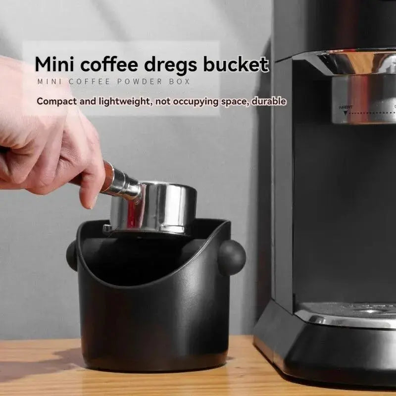 Coffee Grounds Powder Bucket Home Espresso Machine Handle Knockbox Container Organizer Abs Dregs Slot Waste Dregs Recycling Bin Auraveia