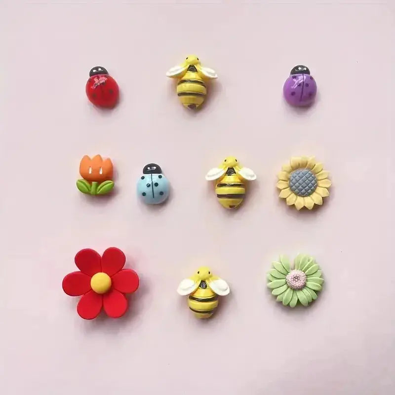 10pcs Adorable Refrigerator Magnets - Durable & Strong Hold for Kitchen, Office & More - Versatile Home Decor Mothers Day Gift - Auraveia