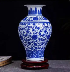 Jingdezhen Ceramic Vase Vintage Chinese Traditional Vases Home Decoration Animal Vase Fine Smooth Surface Furnishing Articles Auraveia