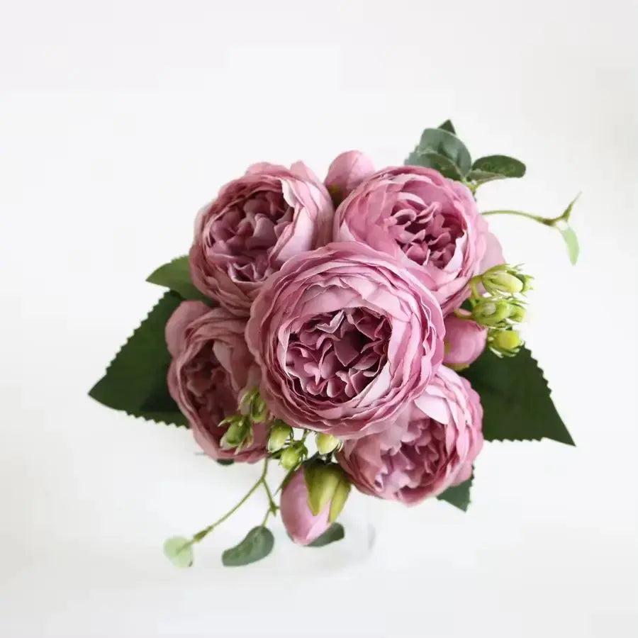 Artificial Peony Rose Bouquet Auraveia