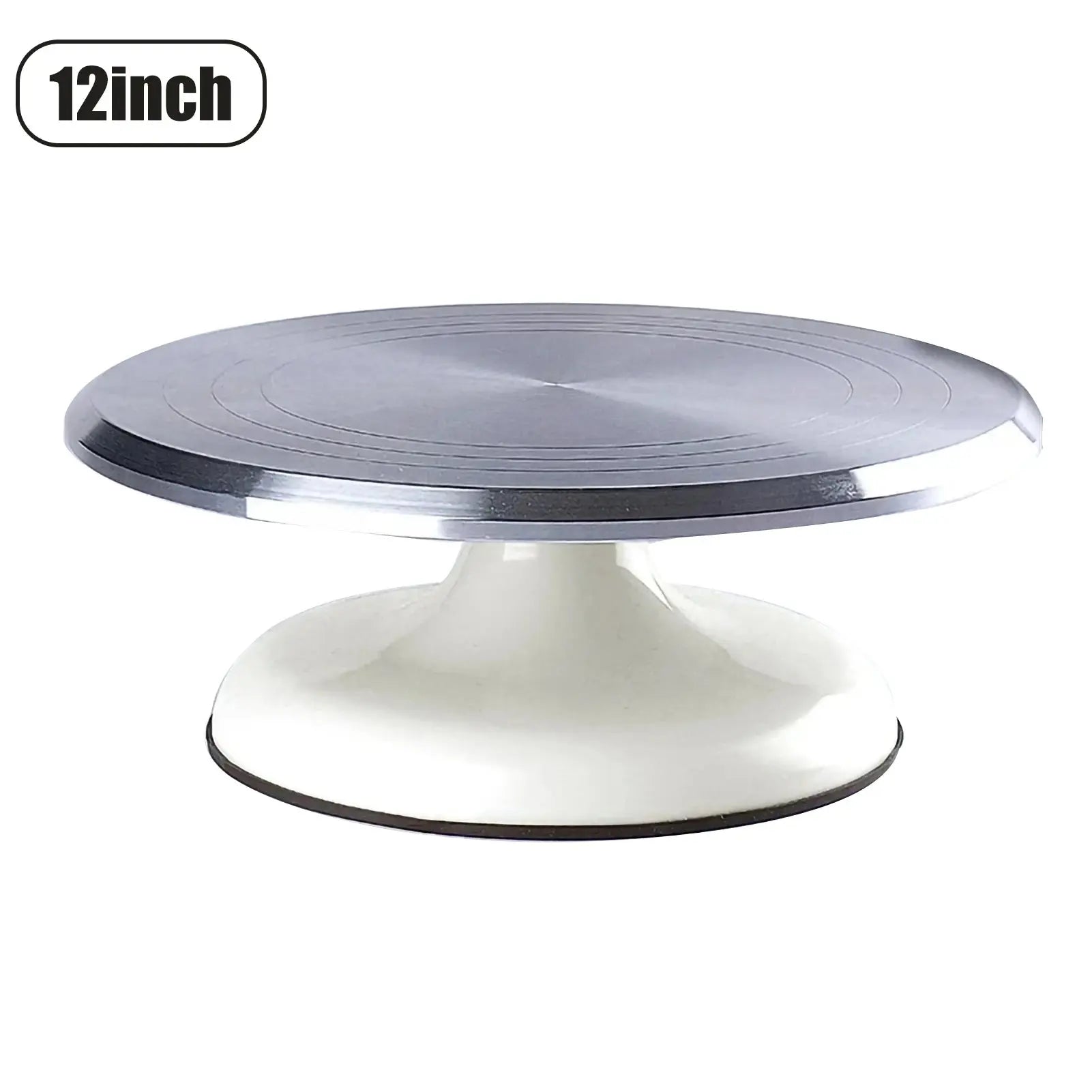 Cake Turntable Cake Decorating Table Household Baking Tools DIY Decorating Turntable 10 Inch/12 Inch Aluminum Alloy Auraveia