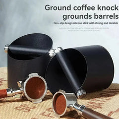 Coffee Grounds Powder Bucket Home Espresso Machine Handle Knockbox Container Organizer Abs Dregs Slot Waste Dregs Recycling Bin Auraveia