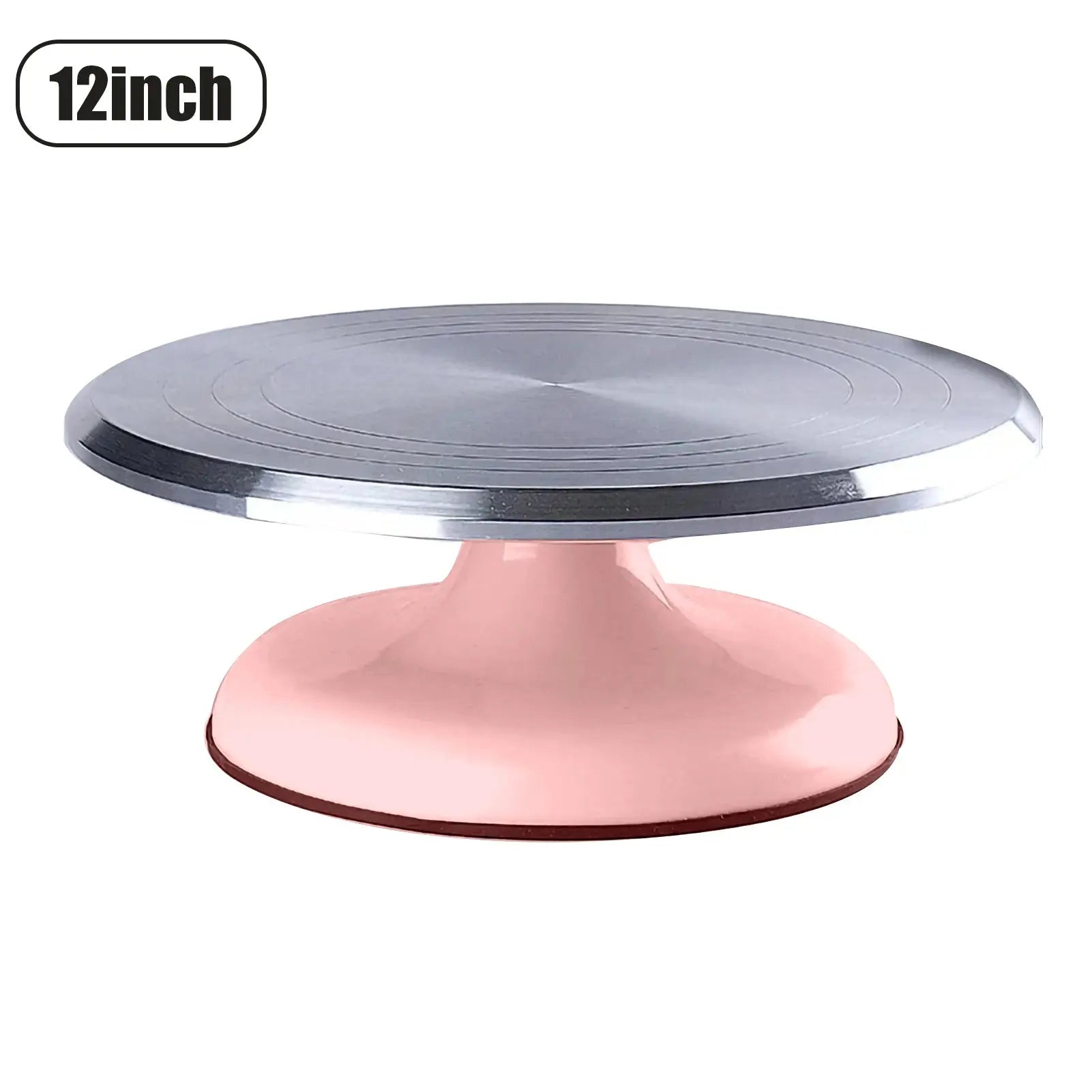 Cake Turntable Cake Decorating Table Household Baking Tools DIY Decorating Turntable 10 Inch/12 Inch Aluminum Alloy Auraveia