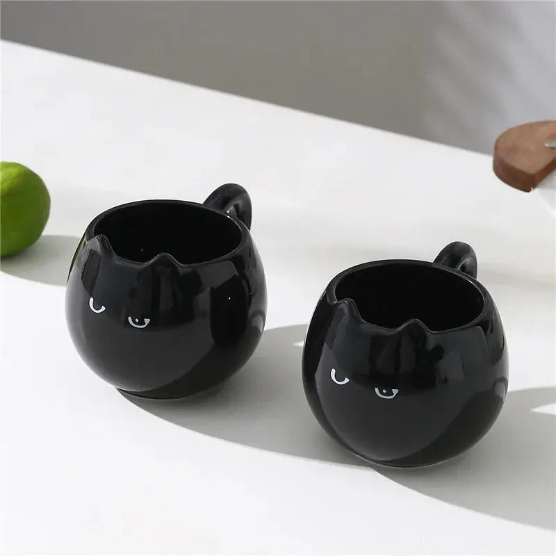 Cat Shaped Ceramic Mug Auraveia