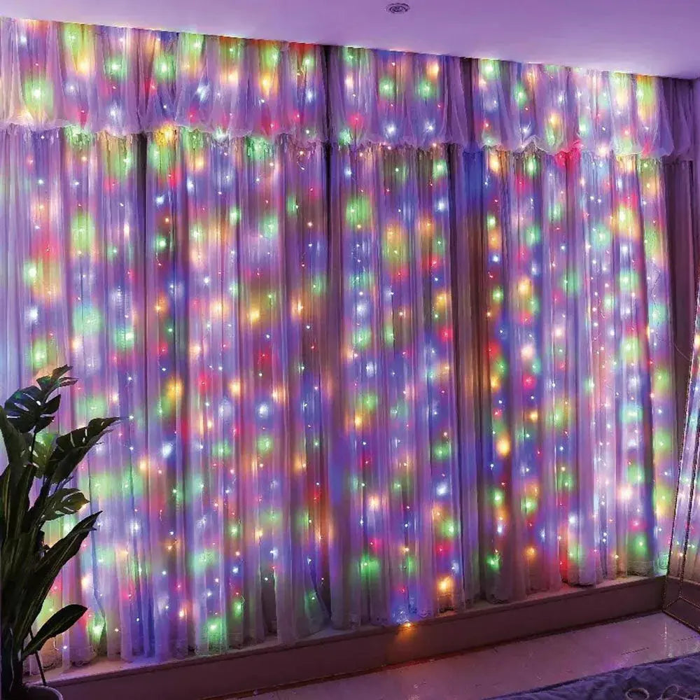 USB LED Curtain Fairy Lights Auraveia