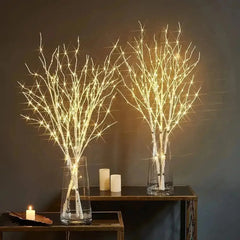 White Birch Branch LED Lights Auraveia