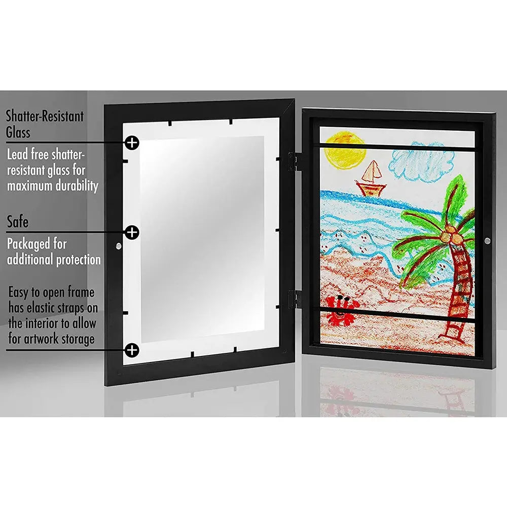 Children Art Frames Magnetic Front Open Changeable Kids Frametory for Poster Photo Drawing Paintings Pictures Display Home Decor - Auraveia