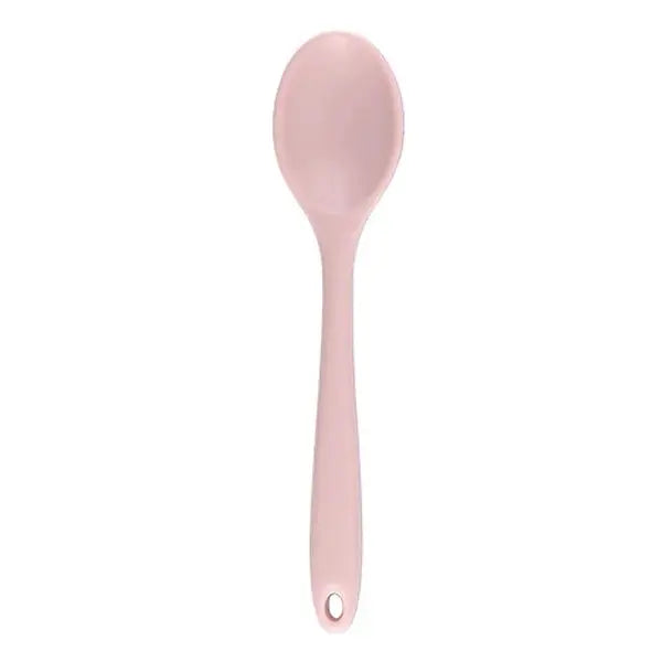 Long Handle Silicone Ladle Soup Spoon Colander Ramen Noodles Tablespoons Scoop Rice Salad Stirring Spoons Kitchen Teaspoons - Auraveia