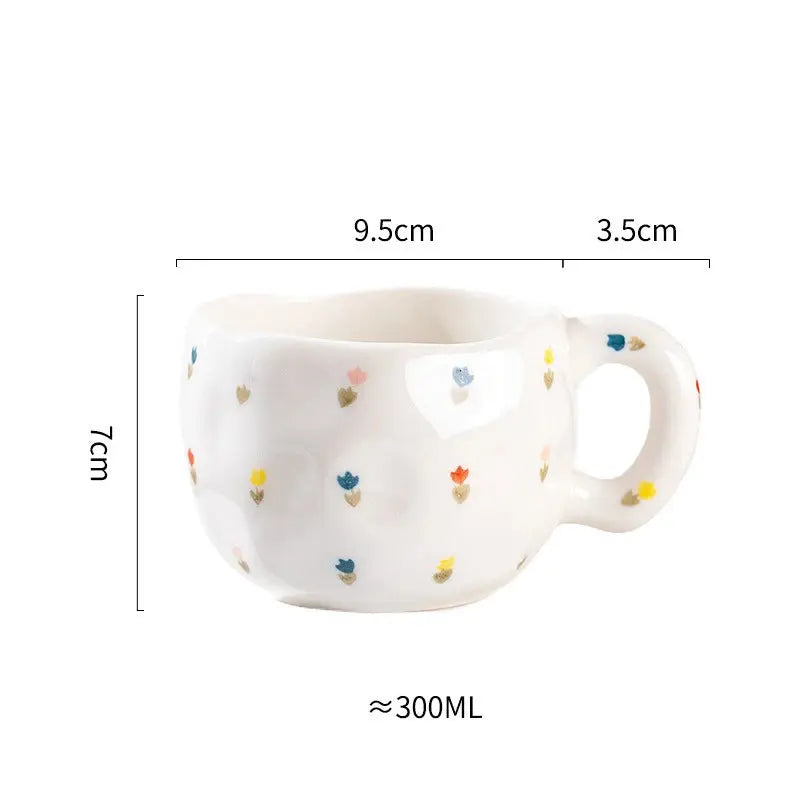 Handmade Irregular Ceramic Mug Auraveia