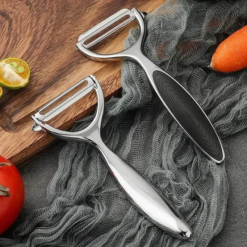 304 Stainless Steel Y-Shaped Potato Apple Peeler Rotatable Fruits Peeler Peeling Tool Kitchen Gadgets Fruit Vegetable Tools - Auraveia