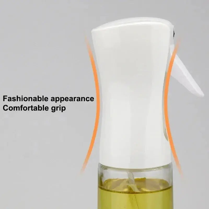 1pc 200ml/300ml Oil Spray Bottle Kitchen Cooking Olive Oil Dispenser Camping BBQ Baking Vinegar Soy Sauce Sprayer Containers - Auraveia