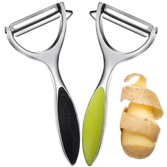 304 Stainless Steel Y-Shaped Potato Apple Peeler Rotatable Fruits Peeler Peeling Tool Kitchen Gadgets Fruit Vegetable Tools - Auraveia