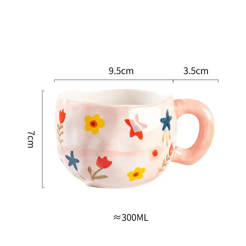 Handmade Irregular Ceramic Mug Auraveia