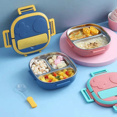 Outing Tableware 304 Portable Stainless Steel Lunch Box Baby Child Student Outdoor Camping Picnic Food Container Bento Box - Auraveia