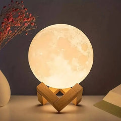 Moon Night Light Planet Lights Home Decorations Desktop Decorative Ornaments Illuminated Night Lights 8cm - Auraveia