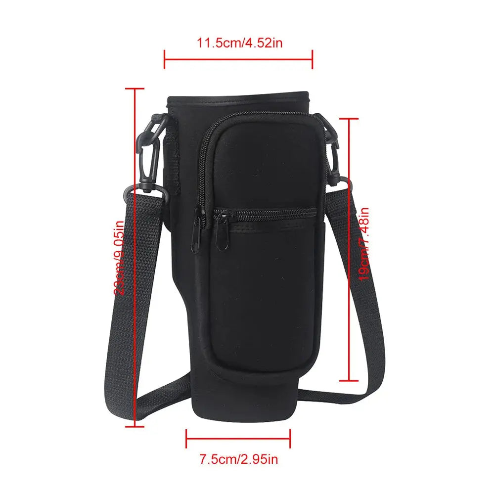 40oz Neoprene Water Bottle Carrier Bag For Stanley Quencher Cup Sleeve Adjustable Shoulder Strap Non-slip Insulated Mug Cover Auraveia