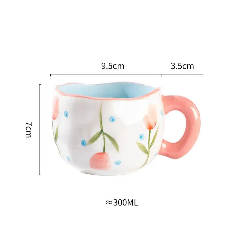 Handmade Irregular Ceramic Mug Auraveia