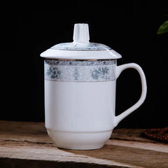 Chinese style Ceramic Cup,Personality Retro Milk Juice Lemon Mug Coffee Tea Cup Home Office Drinkware Unique Gift - Auraveia