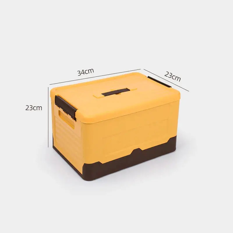 Foldable Storage Box with Lid Auraveia