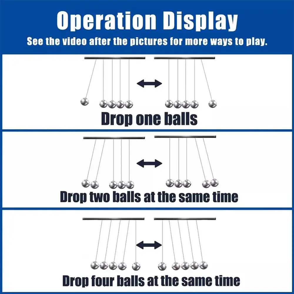 Steel Ball Newton's Cradle Auraveia