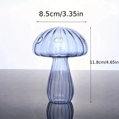 Colorful Mushroom Glass Vase Auraveia