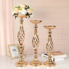 Golden Iron Table Candle Holder Auraveia