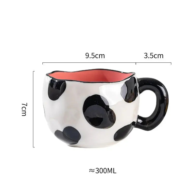 Handmade Irregular Ceramic Mug Auraveia