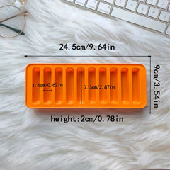 1PC Silicone Ice Bar Mold Bread Biscuit Mafen Cup Cake Mold Kitchen Baking Tray High-temperature Baking Tool - Auraveia