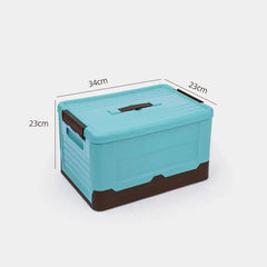 Foldable Storage Box with Lid Auraveia