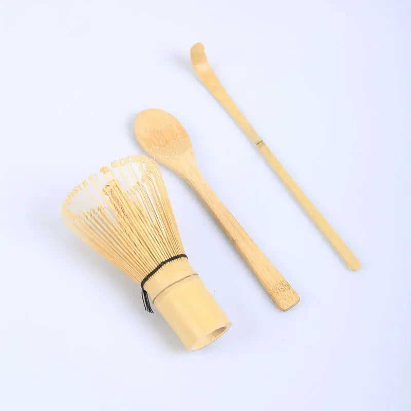 Tea Set Japanese Tea Set Matcha Whisk (Chasen) Tea Spoon And Scoop (Chashaku) Matcha Tea Set Bamboo Accessories Auraveia