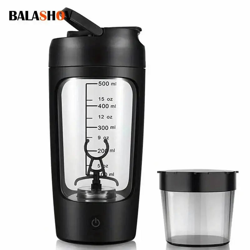 Electric Shaker Bottle 500ML Electric Protein Powder Mixing Cup Automatic Shaker Bottle Mixer Shake Bottle Milk Coffee Blender Kettle fro Gym outdoor Auraveia