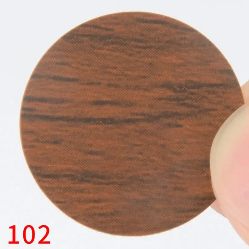 1sheet PVC Furniture Wardrobe Self-adhesive Decorative Films Screw Cover Caps Stickers Wood Craft Desktop Cabinet Ornament - Auraveia