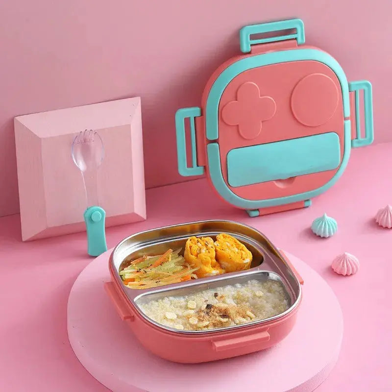 Outing Tableware 304 Portable Stainless Steel Lunch Box Baby Child Student Outdoor Camping Picnic Food Container Bento Box - Auraveia