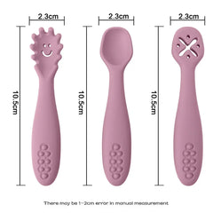 Silicone Baby Feeding Utensils Set Auraveia