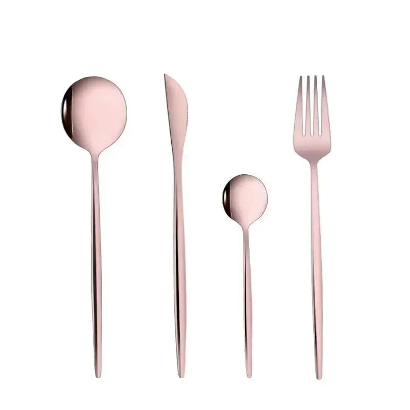 Golden Stainless Steel Cutlery Set Auraveia