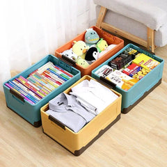 Foldable Storage Box with Lid Auraveia