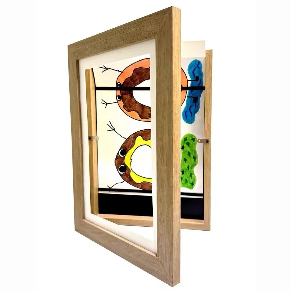 Children Art Frames Magnetic Front Open Changeable Kids Frametory for Poster Photo Drawing Paintings Pictures Display Home Decor - Auraveia