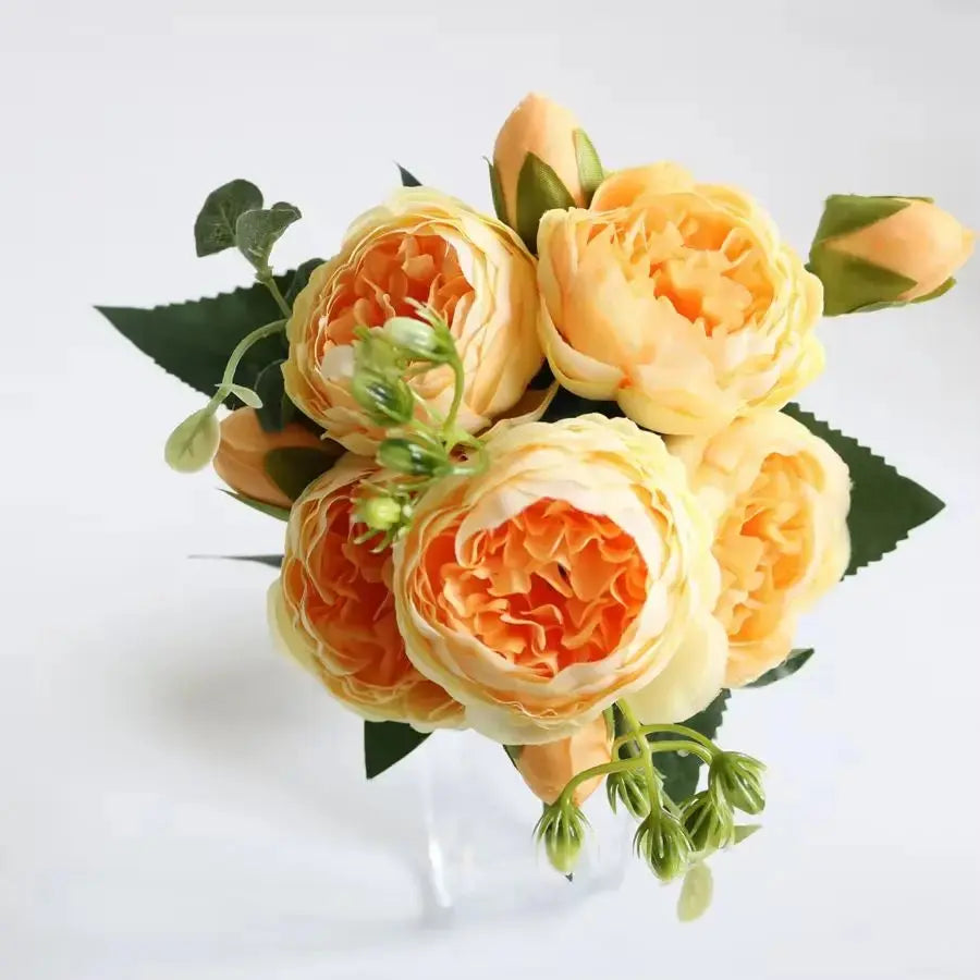 Artificial Peony Rose Bouquet Auraveia