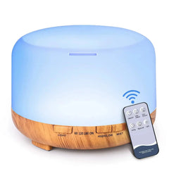 Air Humidifier Essential oil Diffuser 500ML Ultrasonic Cool Mist Maker Fogger USB Humidifier LED Lamp Aroma Diffuser Electric ﻿ Auraveia